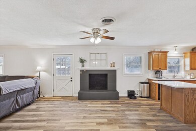 Beautiful Fireplace is the center of this home!