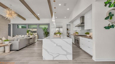 Model one kitchen and gr rm