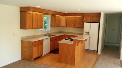 The kitchen is bright and clean!!
