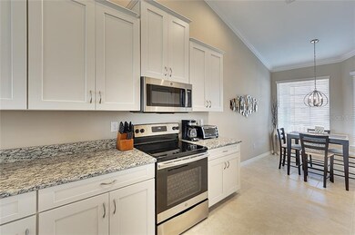 Gourmet Kitchen Showcases Granite Countertops, Cre
