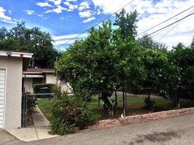 Back yard, rear alley view
