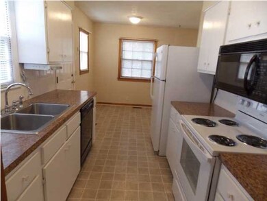 Kitchen with new counter tops and back splash, sto