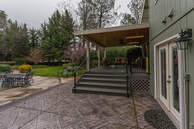 French doors to patio