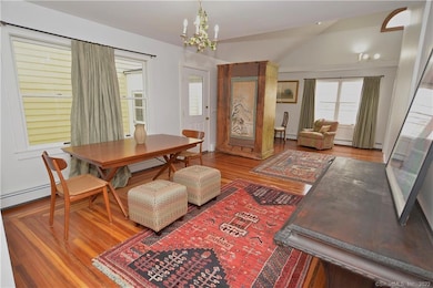 Spacious dining room