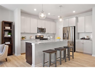 Designer selected cabinet colors, hardware, counte