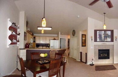 Kitchen and dining area