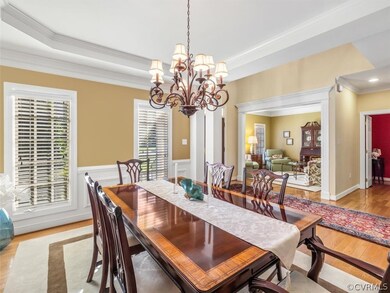 Another view of the dining room looking into the f