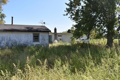 View from side door of barndominium