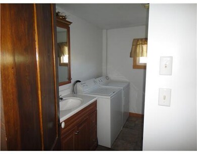 Bathroom. Bathroom with washer and...