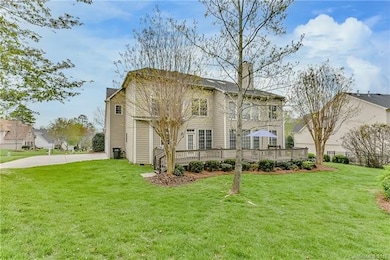 Backyard view of the house.