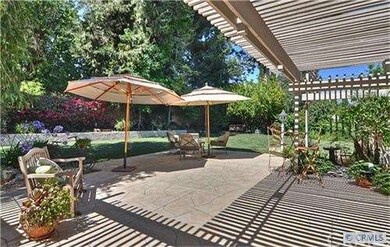 Extra large and private backyard.