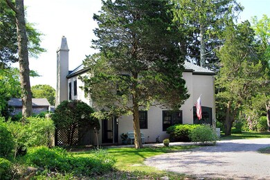 Tuscany-like feel to the home & grounds.