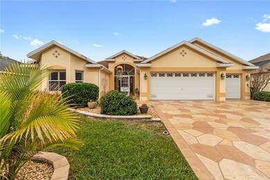 Expanded Lantana with golf cart garage, decorative