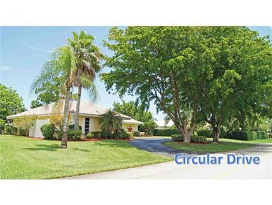 Exterior Front. Mature Landscaping