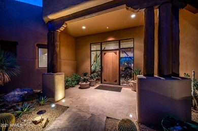 Nighttime Front Entry