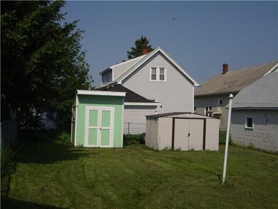 Yard/Garden Partially Fenced Rear Yard with two Sh