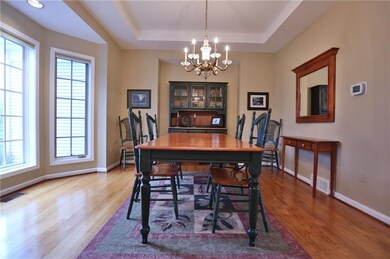 Dining Room features a bay window, wall cut out,  