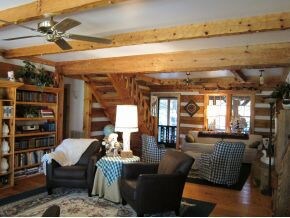 Great room toward entry