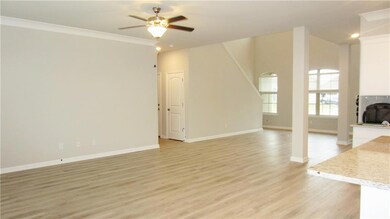 View of Living Area and Dining Area from the Break