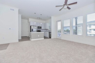 Kitchen island with breakfast bar, granite counter