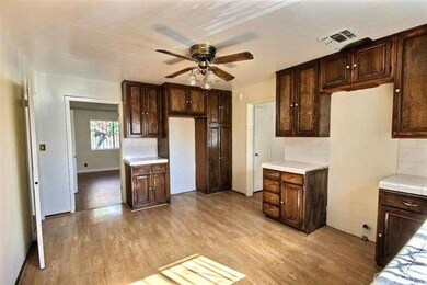 Kitchen and living room entrance in front house