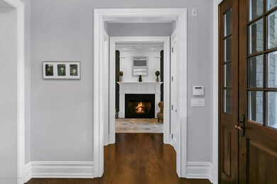 View from foyer to study