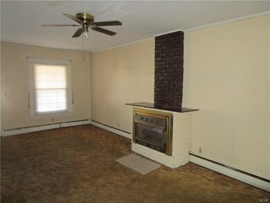 Living room with gas fireplace