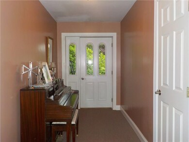 Spacious front entry