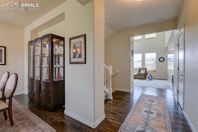 Main level features handsome hardwood flooring