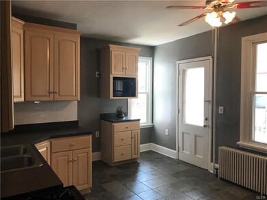 Kitchen and side porch entrance