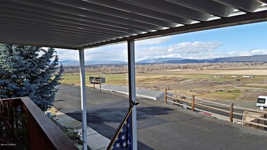 View from covered deck
