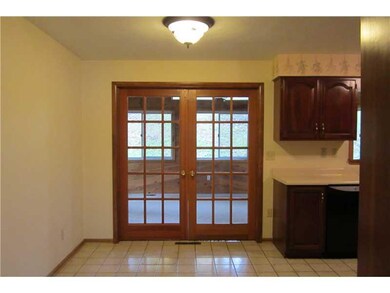 Dining Room. Dining area is located off kitchen.  