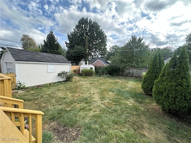 View of fenced in yard.