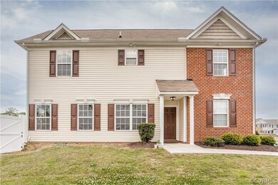 Side view of this HUGE END UNIT townhome