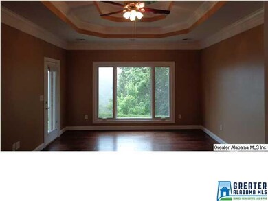 Master Bedroom with trey ceiling