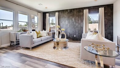 Photo is of a former model home.  Actual home is u