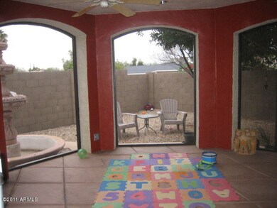Screened patio