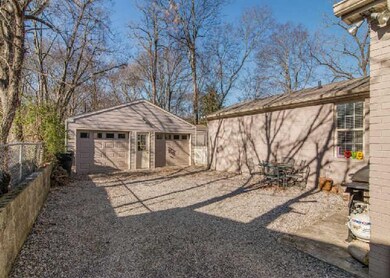 2 car garage or storage.  