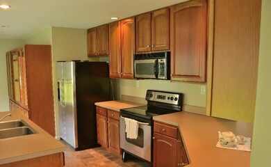 Kitchen with stainless appliances