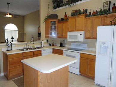 Spacious kitchen with center island