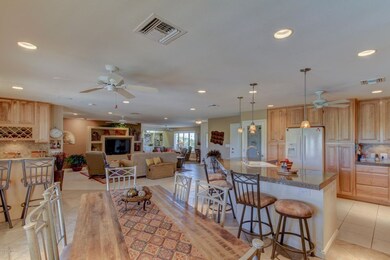 view from dining area