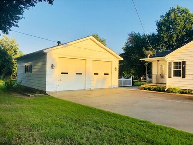 BIG oversized two car detached garage, otherwise k