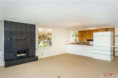 The open concept floor plan keeps with the mid-cen