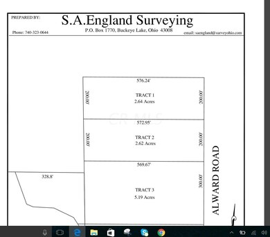 Alward plat map