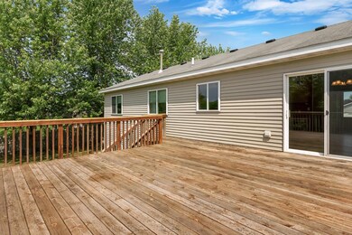 Large 20'x20' wood deck will be great for entertai