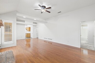 Unfurnished living room with visible vents, light 