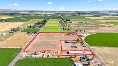 View of rural area featuring property parcel outlined