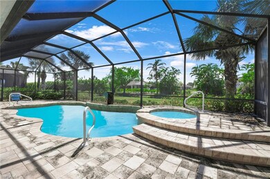 View of pool with a patio, a lanai, and a pool wit