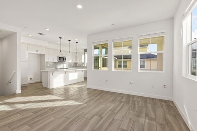 Living:Dining Room towards Kitchen