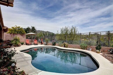 Pool to mountains